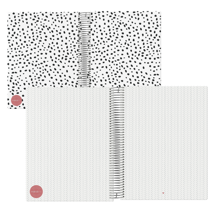 Interchangeable + Reversible Cover: Black + White Chevron