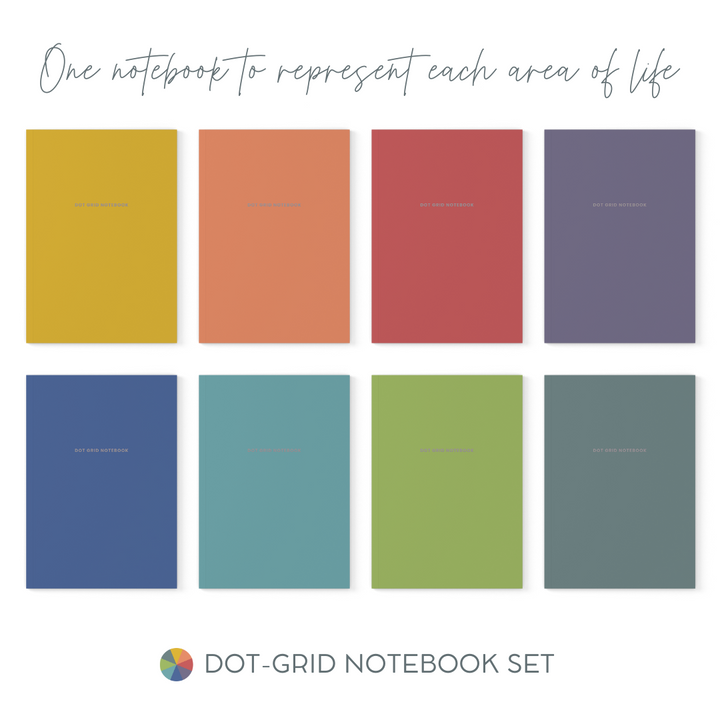 A5 Rainbow Notebook Set