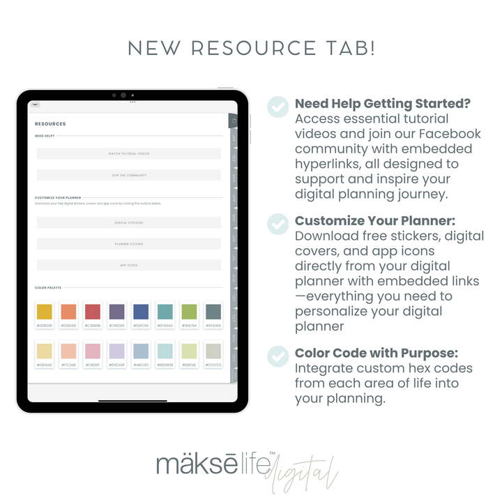 Digital Undated Companion Notebook