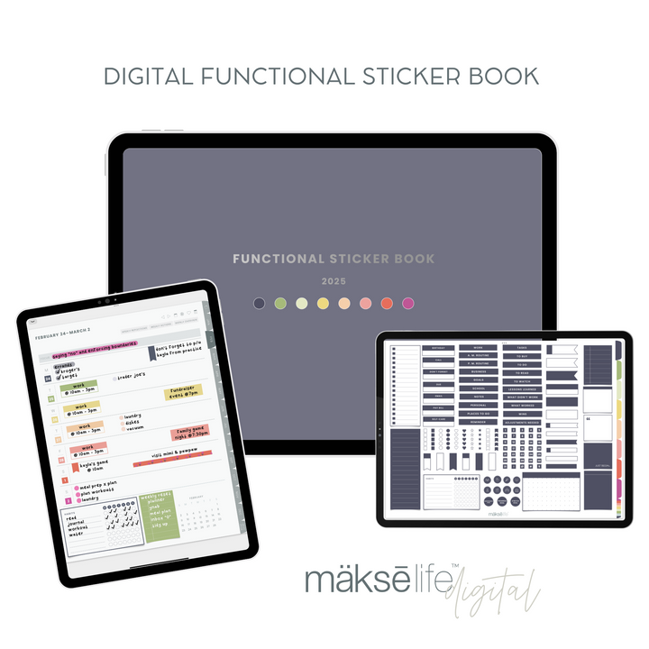 Digital Functional Sticker Book