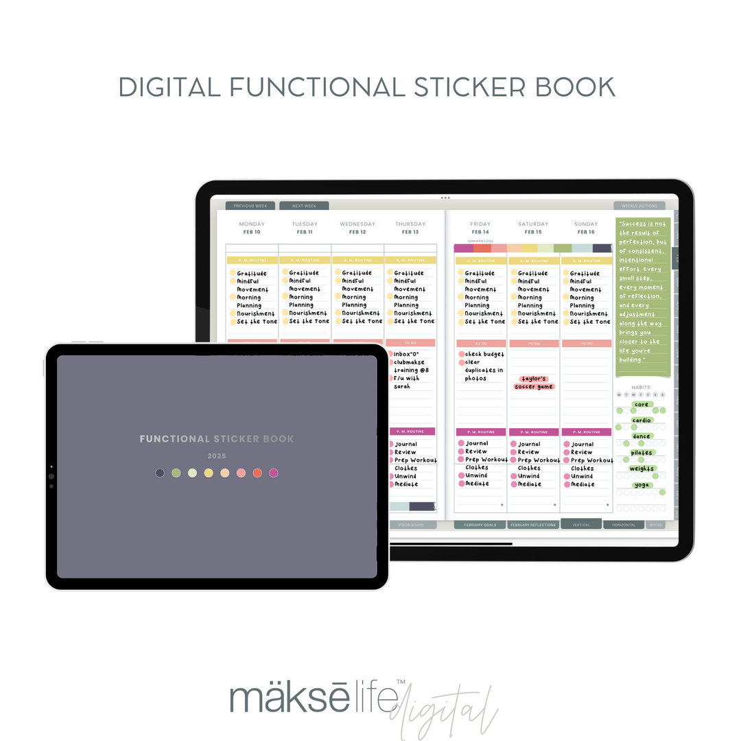 Digital Functional Sticker Book