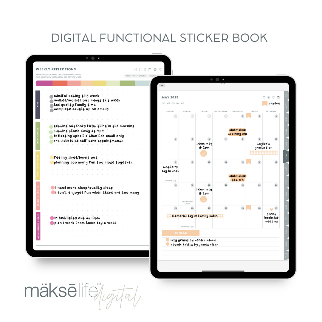 Digital Functional Sticker Book