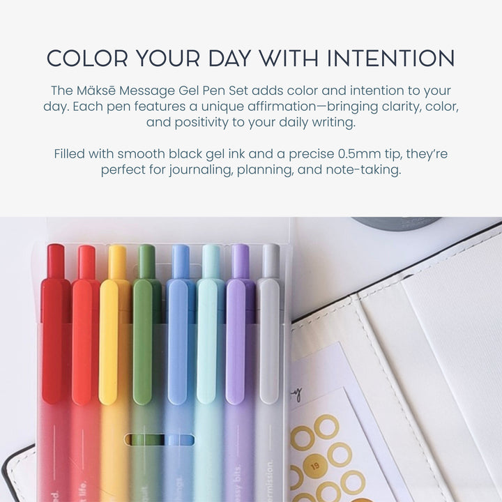 Makse Message Rainbow Gel Pens