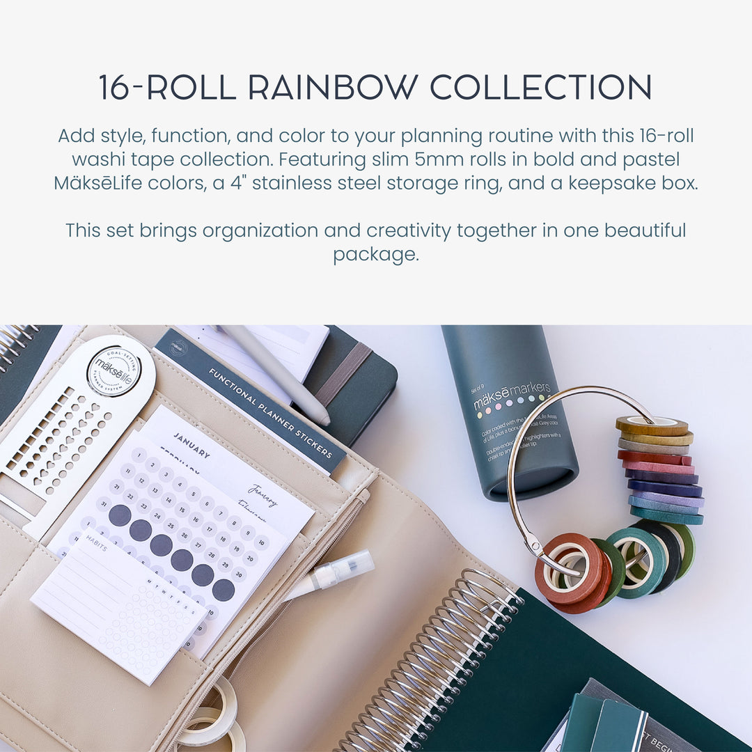 Rainbow Washi Tape Set