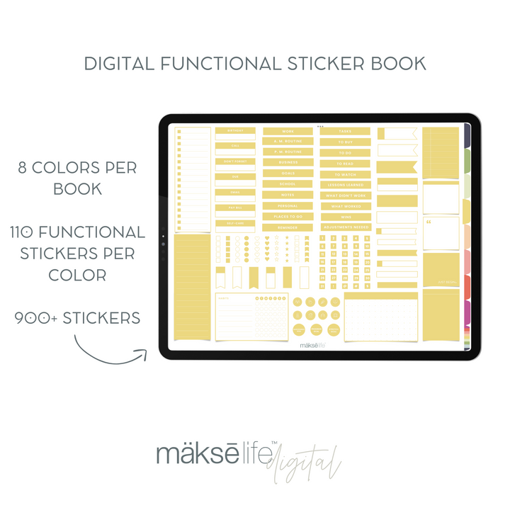 Digital Functional Sticker Book