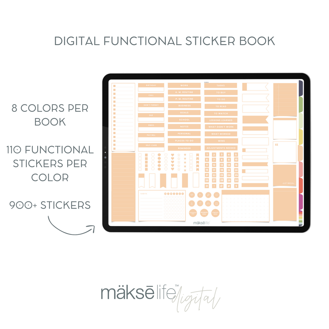 Digital Functional Sticker Book