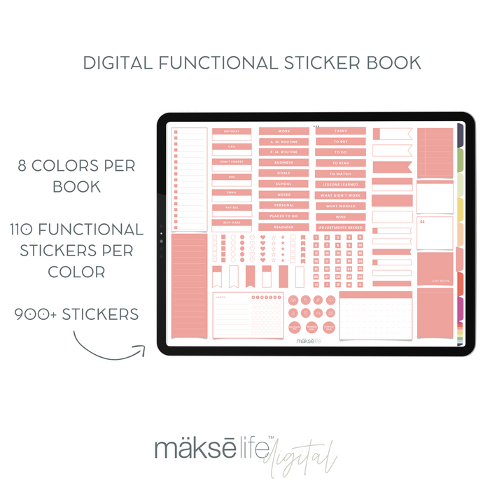 Digital Functional Sticker Book