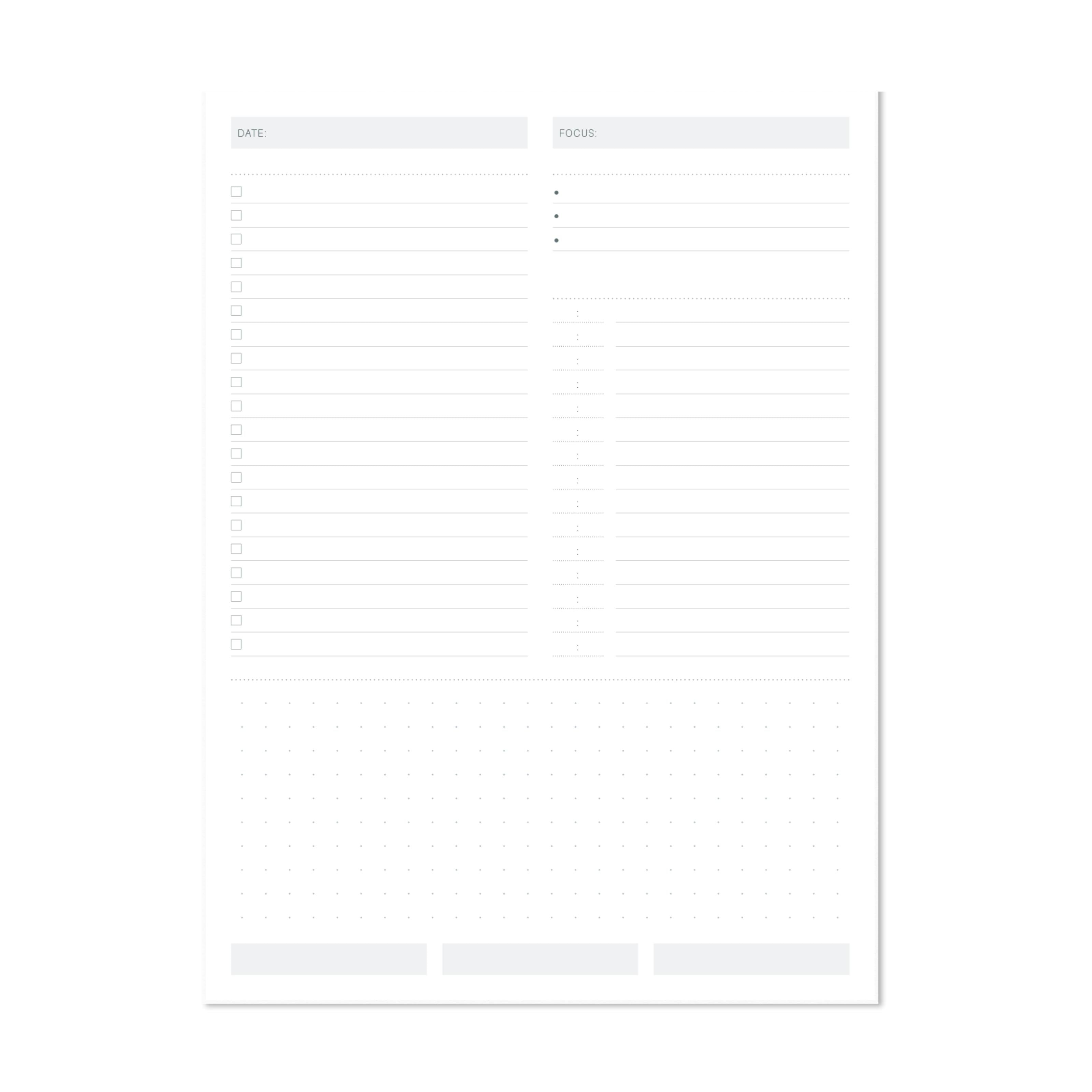 RYKOMO 300 Sheets to Do List Notes Self-Stick to Do Sticky Notes