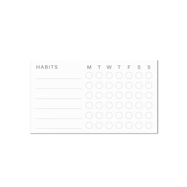 Habit Tracker Sticky Notepad