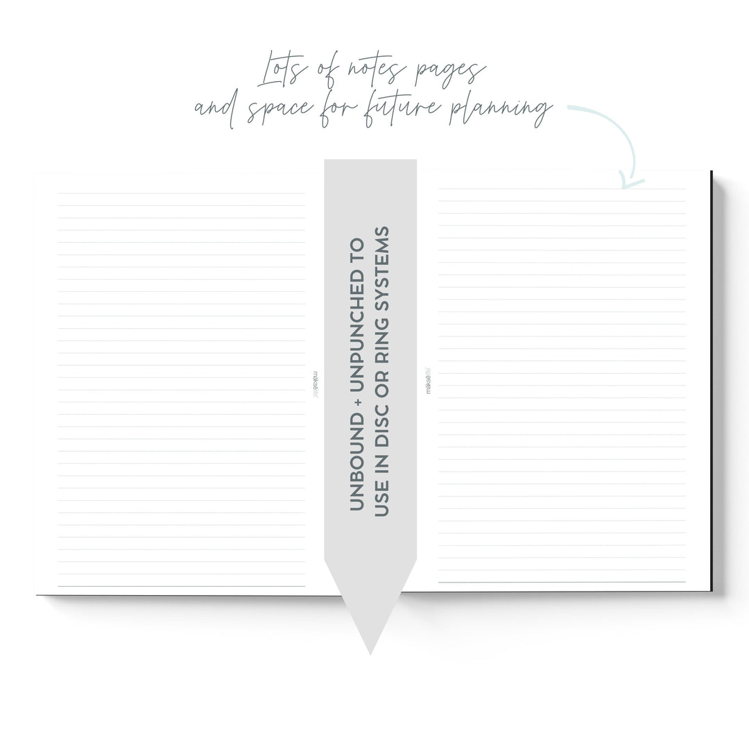 Goal-Setting and Daily Planner A5 Inserts