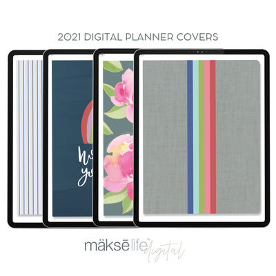 Digital Planner Cover Bundle (2021 Planner Covers)