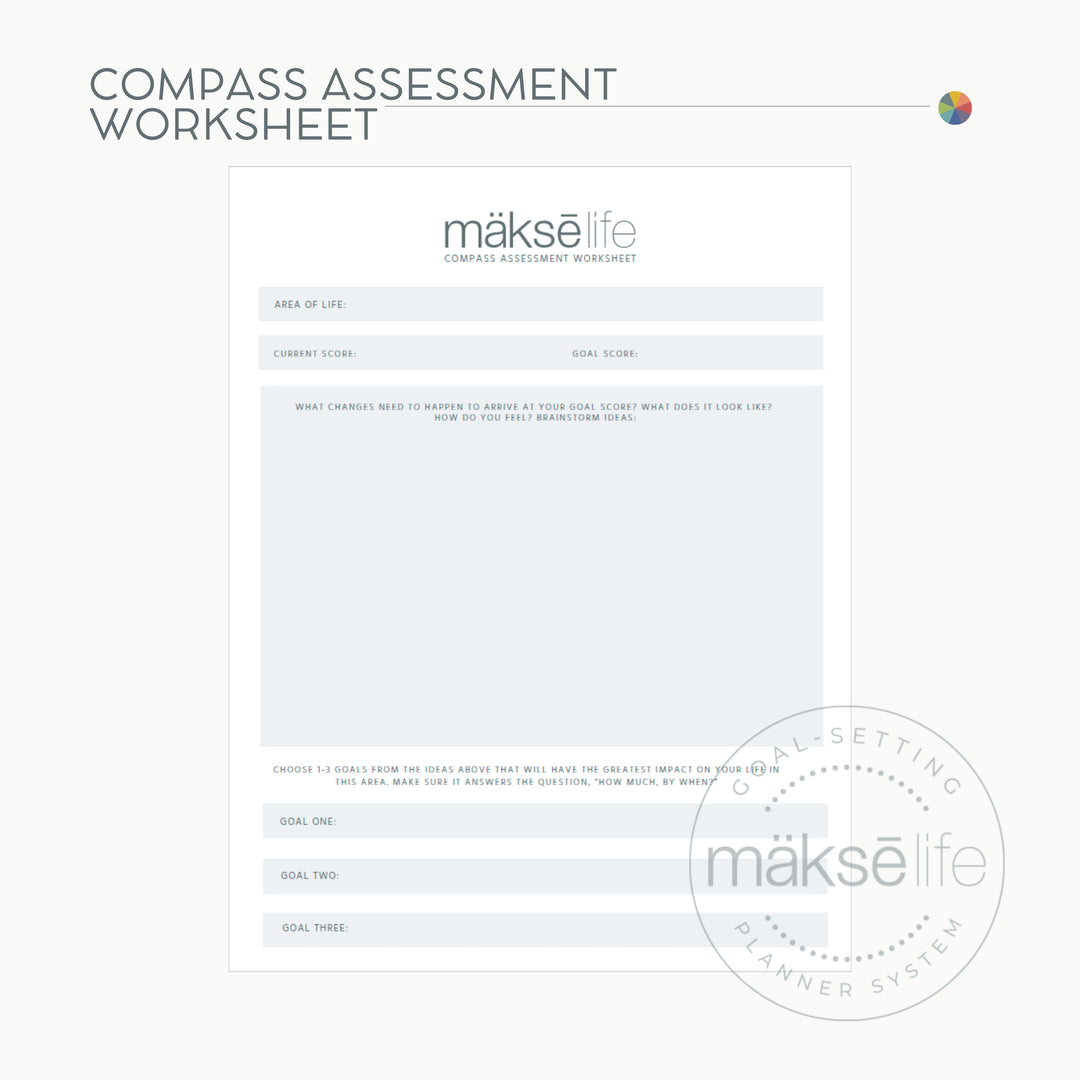 Compass Assessment Worksheet | Free Printable