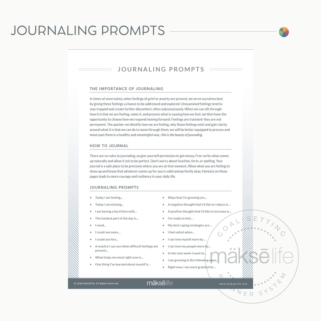 Journaling Prompts | Free Printable