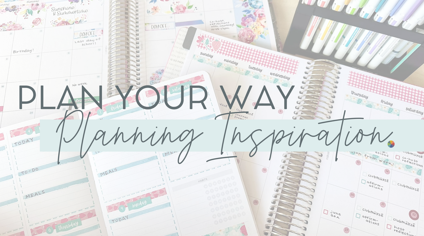 Different Ways to Plan in an A5 Notebook and Planner