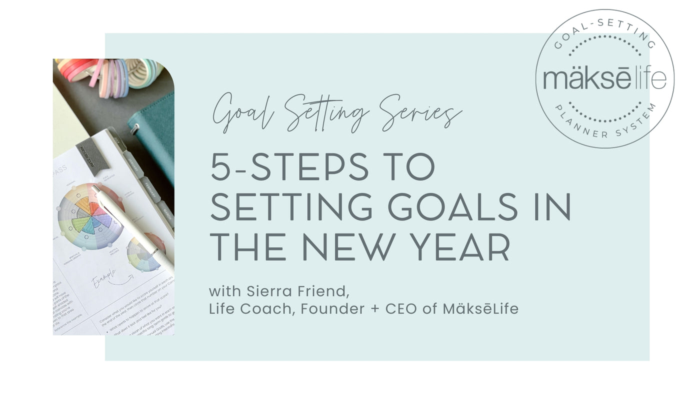 2023 Goal-Setting Series Part 1: 5 Steps to Setting Goals in 2023 with MäksēLife