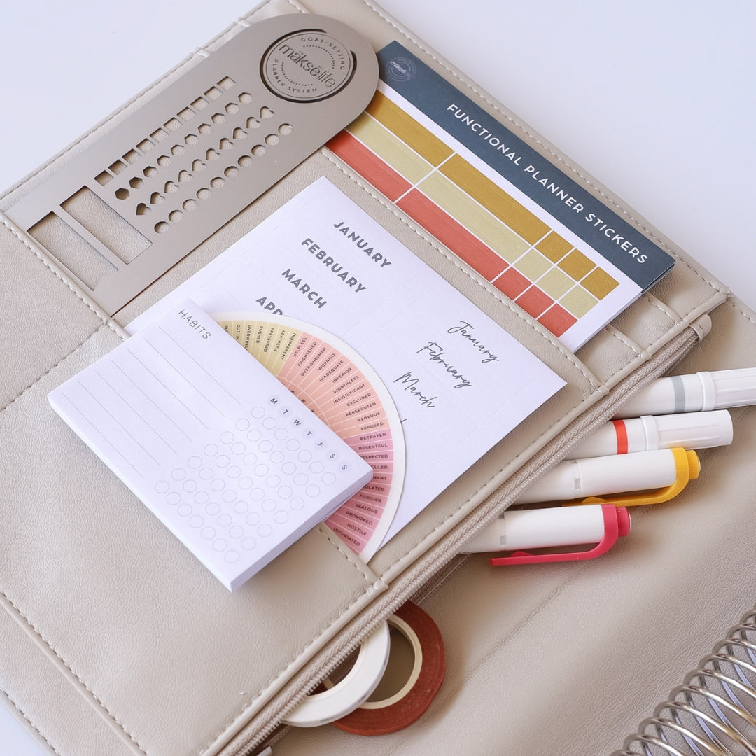 7x9 Planner Folio - Cream