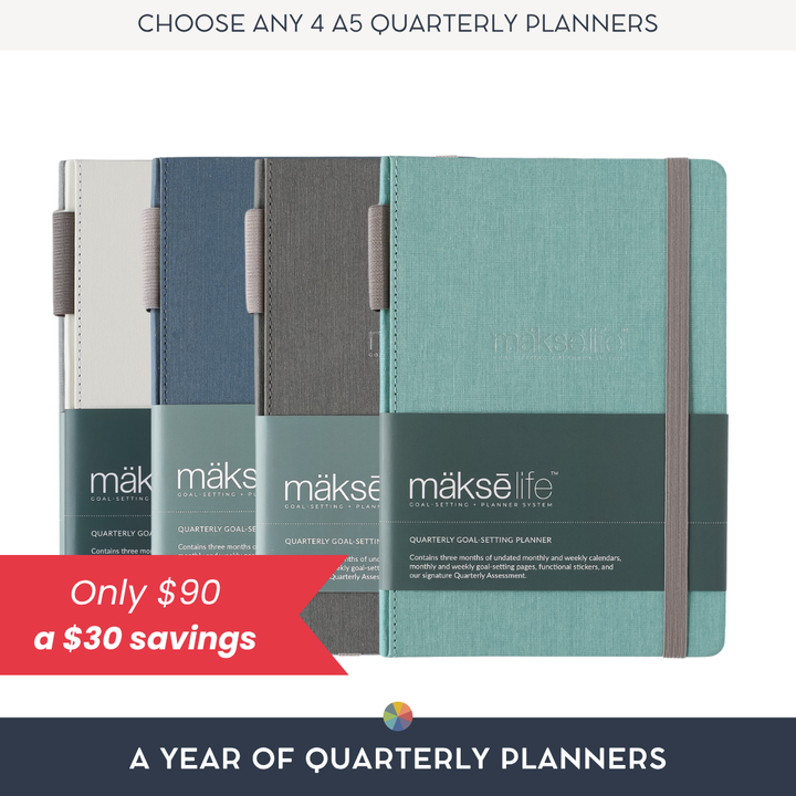 A Year of Quarterly Planners Bundle