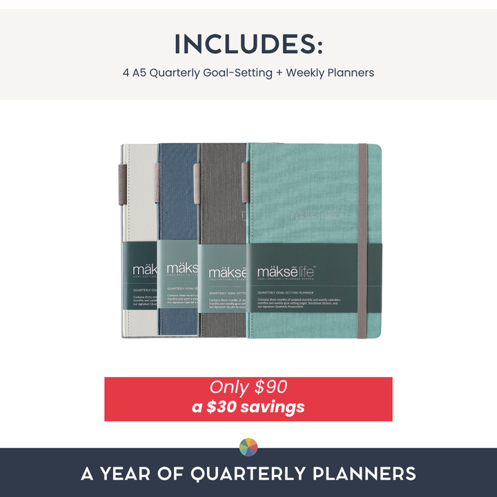 A Year of Quarterly Planners Bundle