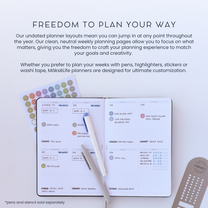 A Year of Quarterly Planners Bundle