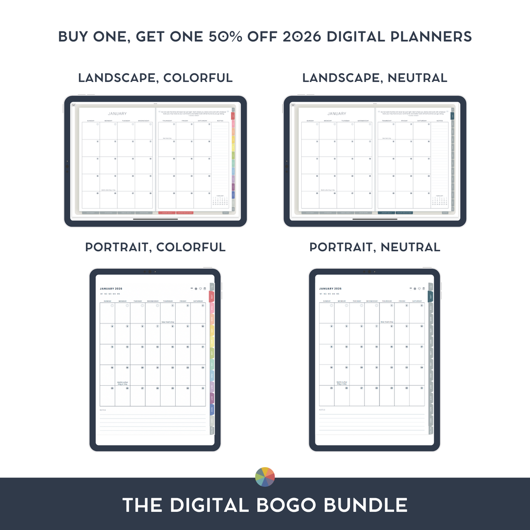 BOGO Digital Planners Bundle