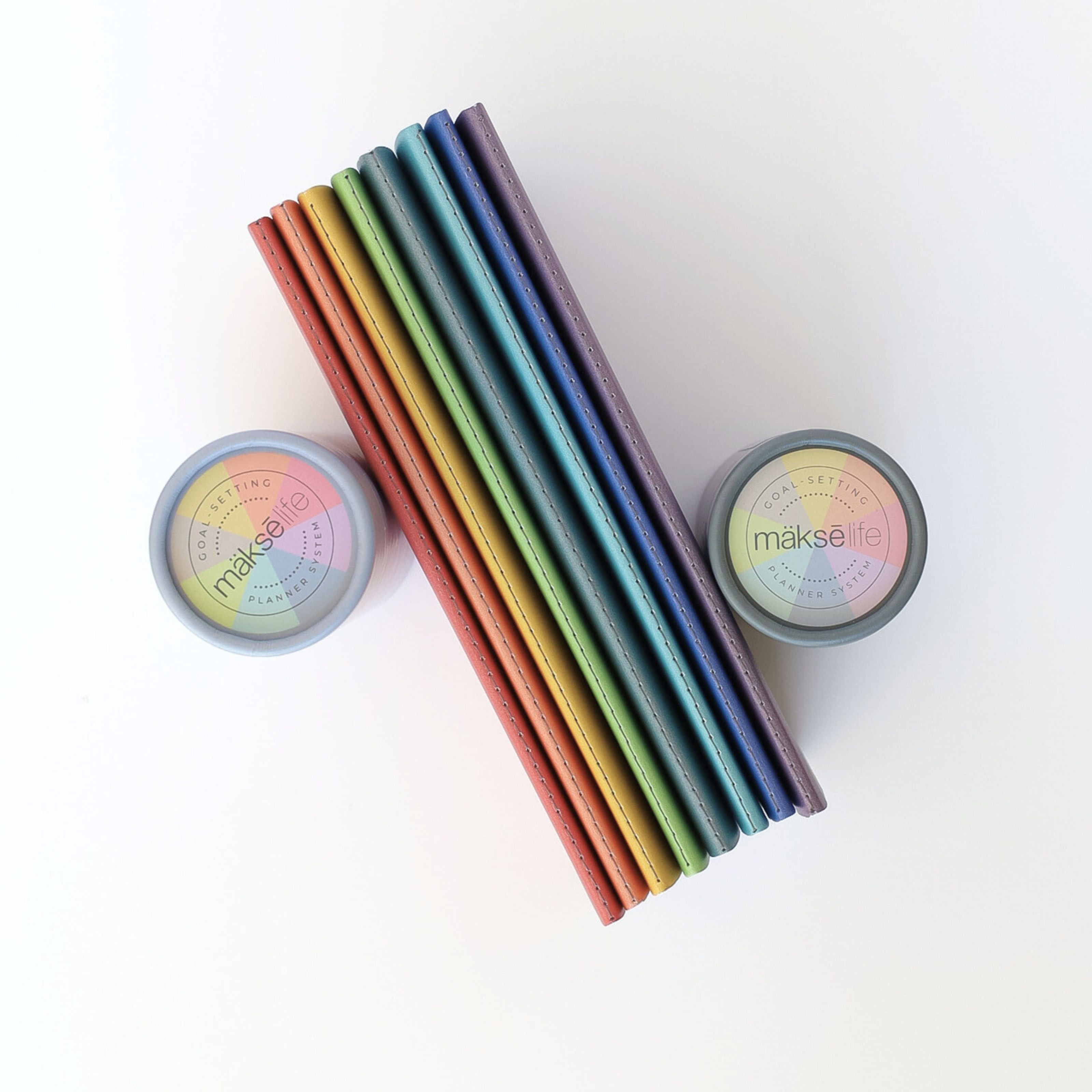 A5 Rainbow Notebook Set – MakseLife