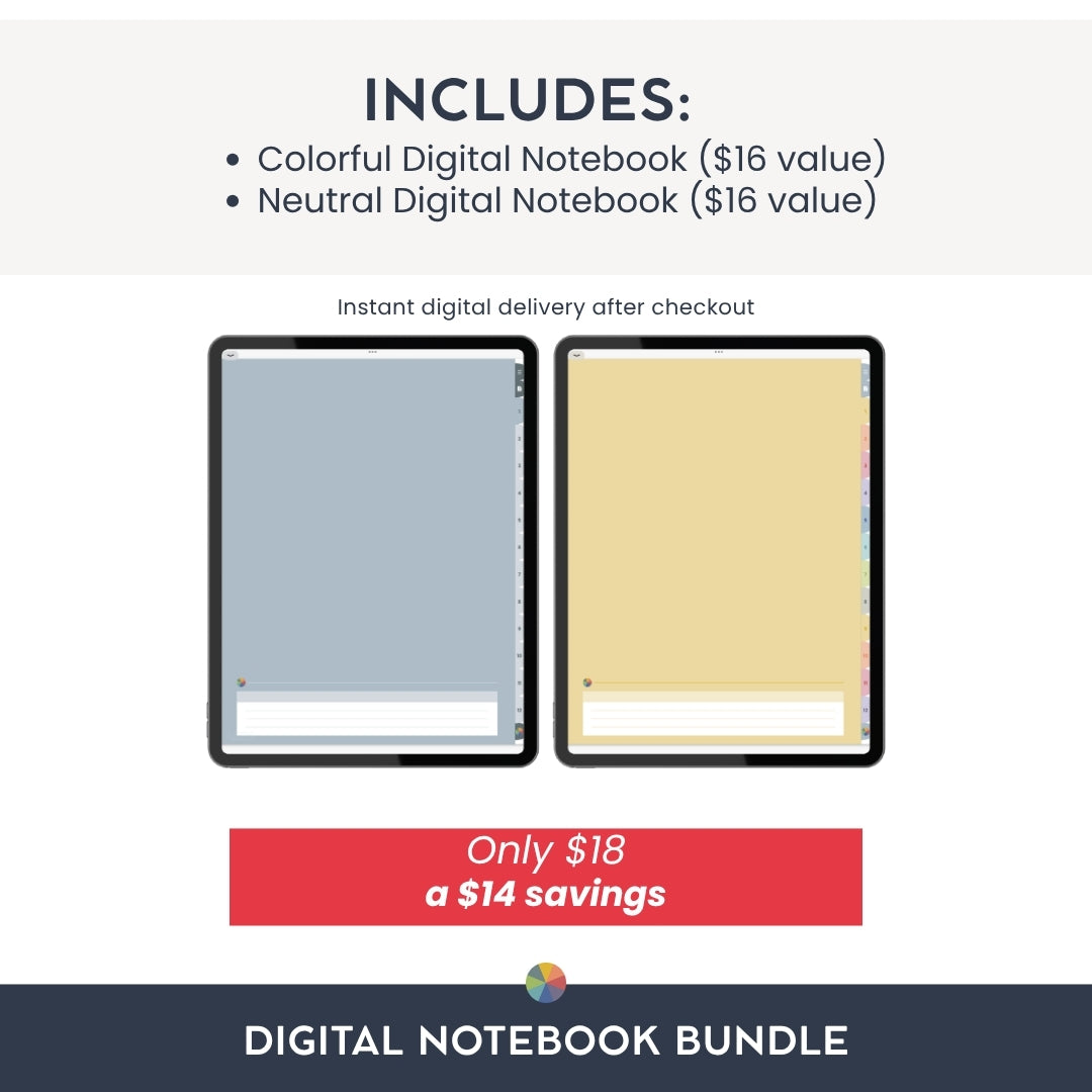 Digital Notebook Bundle