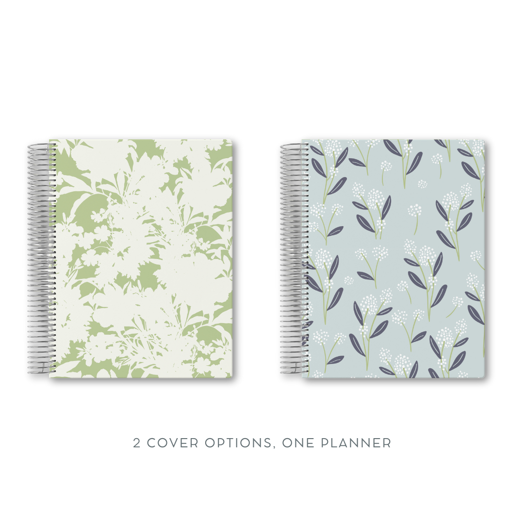 2025 Goal-Setting + Weekly Planner - Spring Meadow