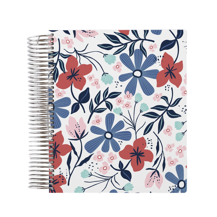 Red Floral: Interchangeable + Reversible Cover