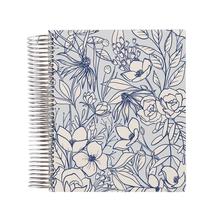 Secret Garden Blue: Interchangeable + Reversible Cover