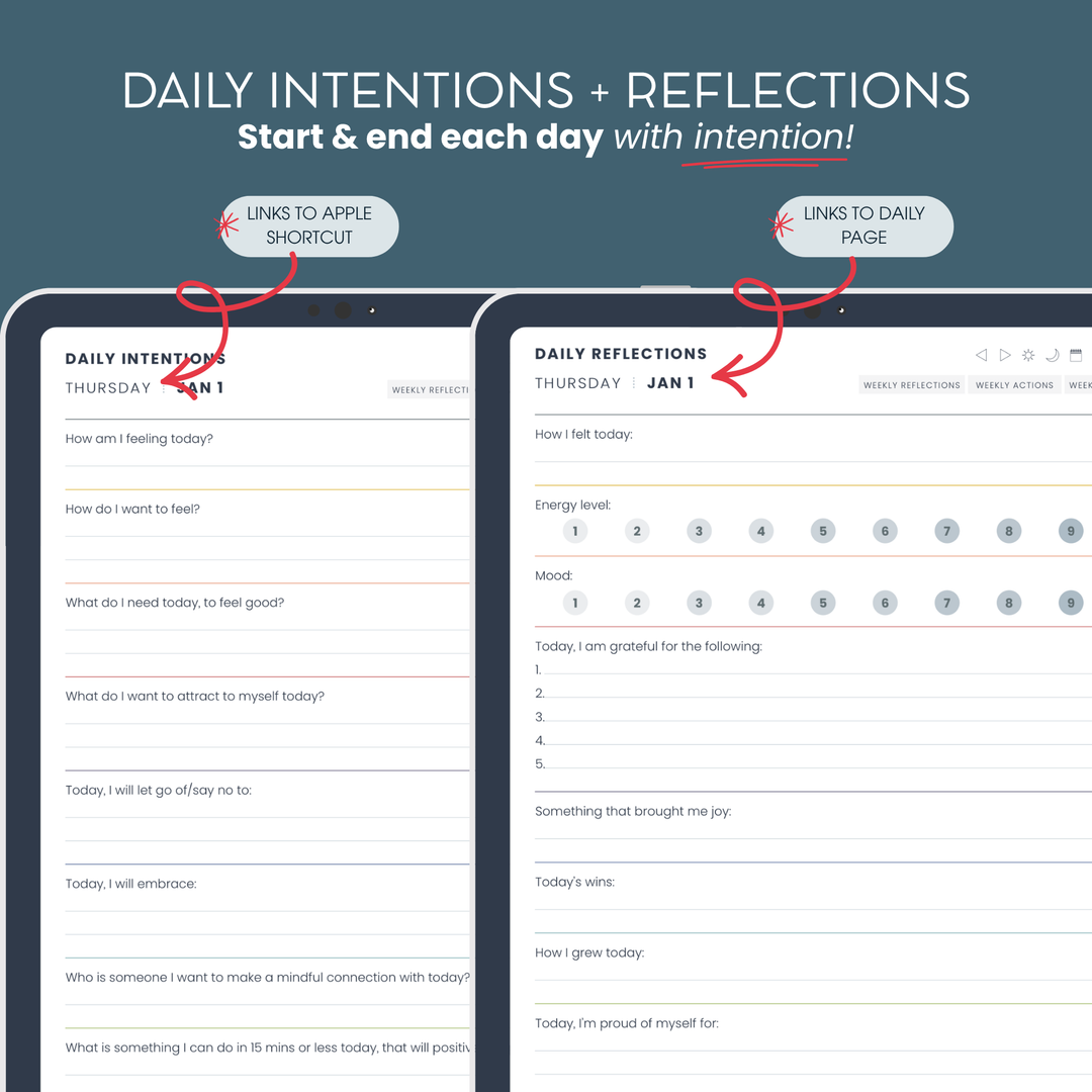 2026 Digital Weekly + Daily Planner - Portrait Edition