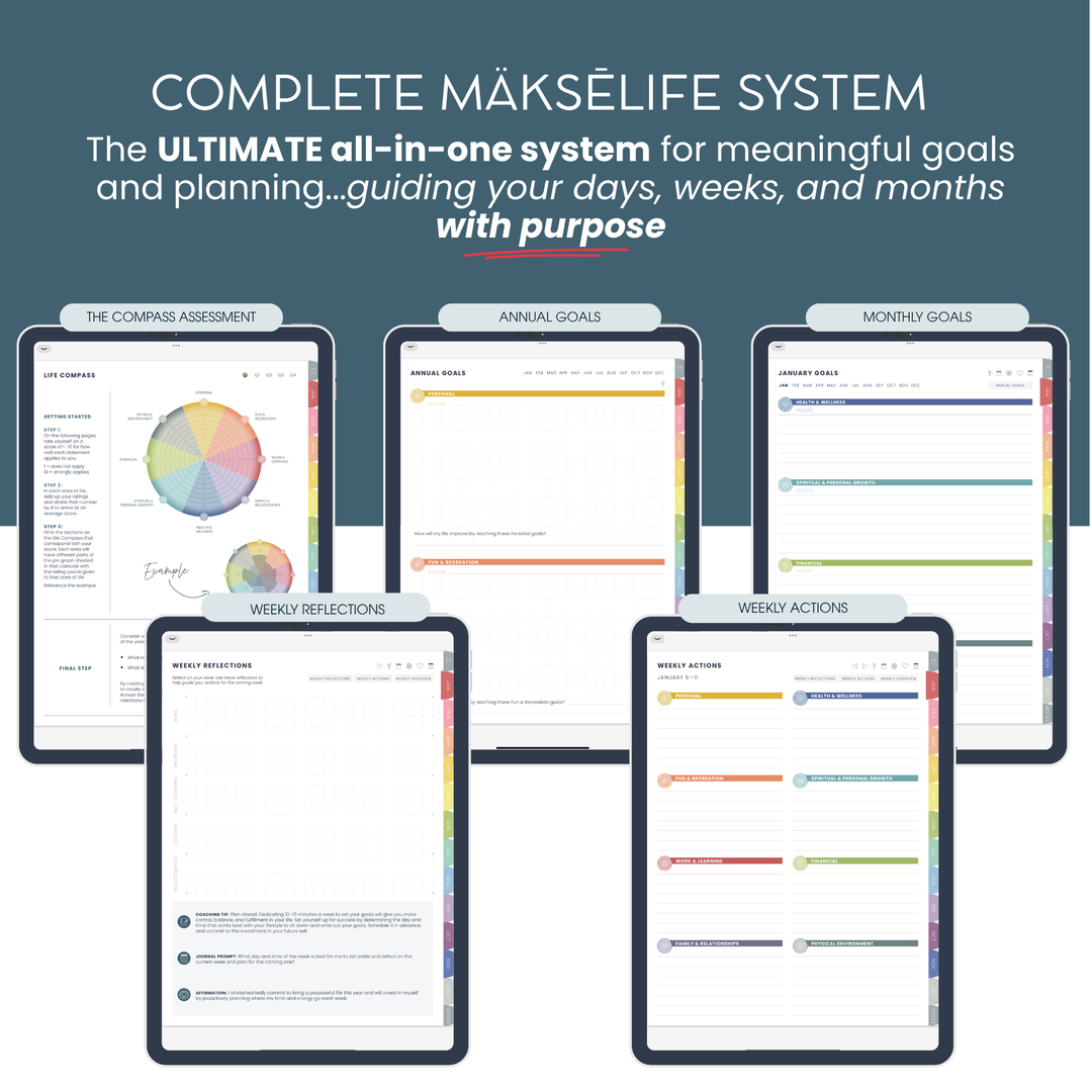 2026 Digital Weekly + Daily Planner - Portrait Edition