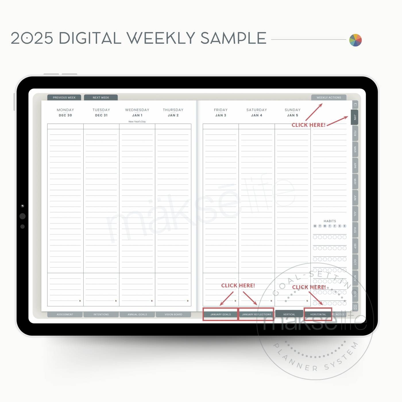 2025 Digital Weekly Sample | Free Download