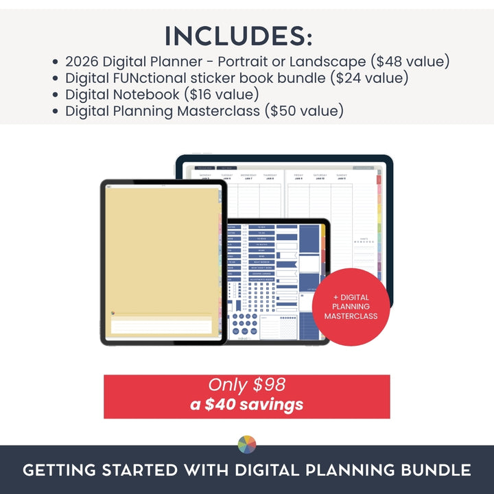 Getting Started with Digital Planning Bundle