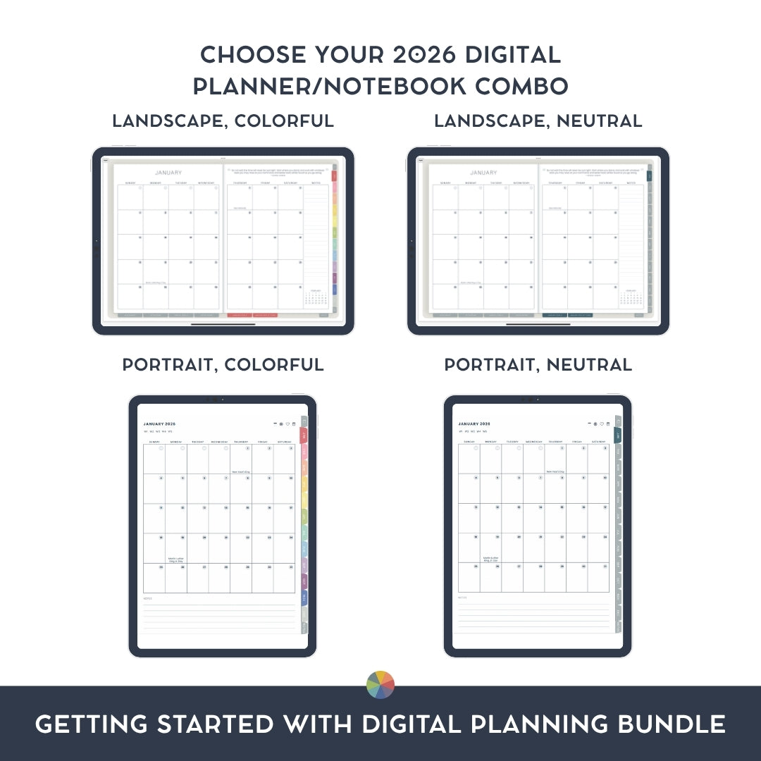 Getting Started with Digital Planning Bundle