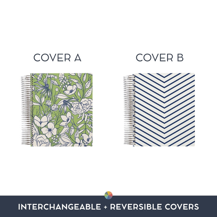 Secret Garden Green: Interchangeable + Reversible Cover