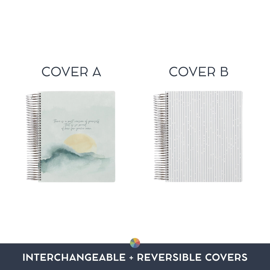 Watercolor Sunrise: Interchangeable + Reversible Cover