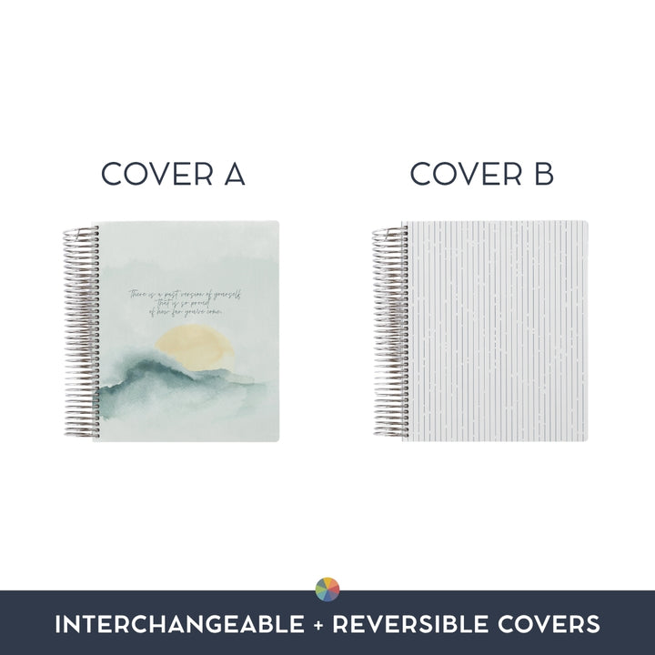 Watercolor Sunrise: Interchangeable + Reversible Cover