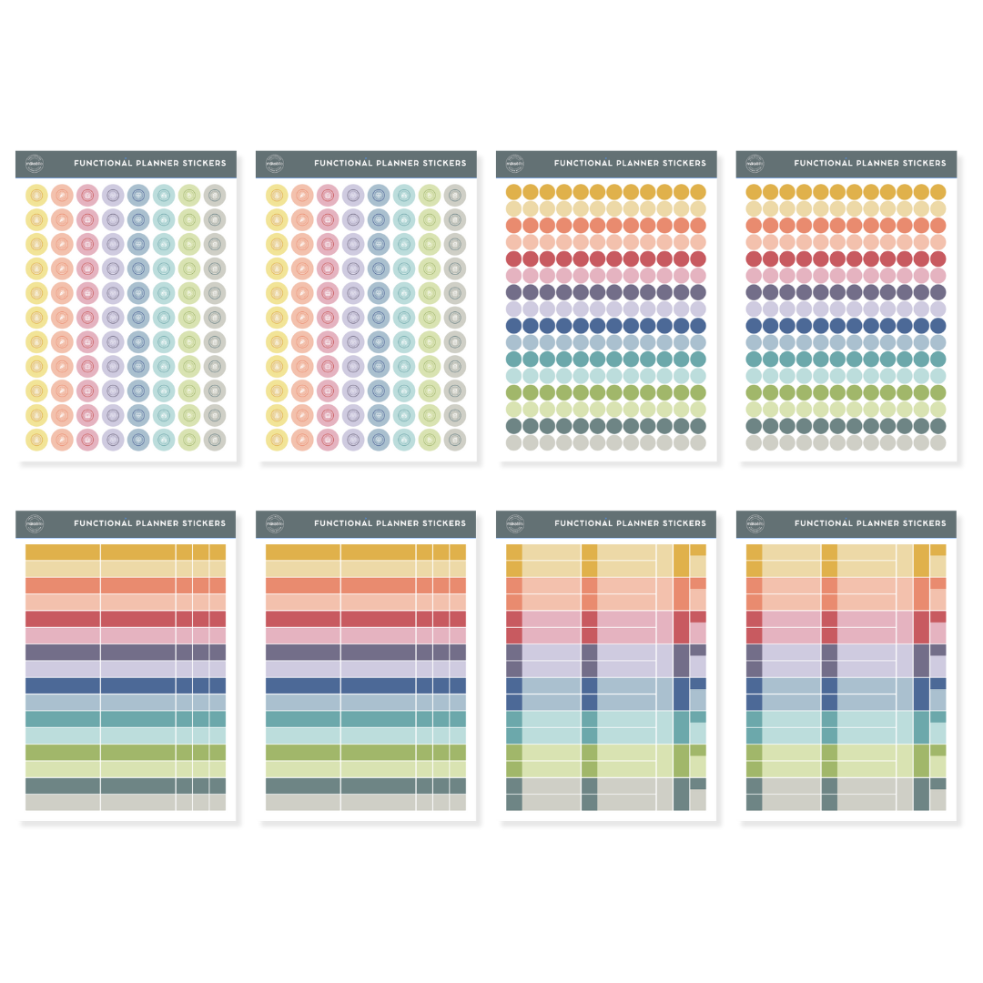 Functional Planner Sticker Pack – MakseLife