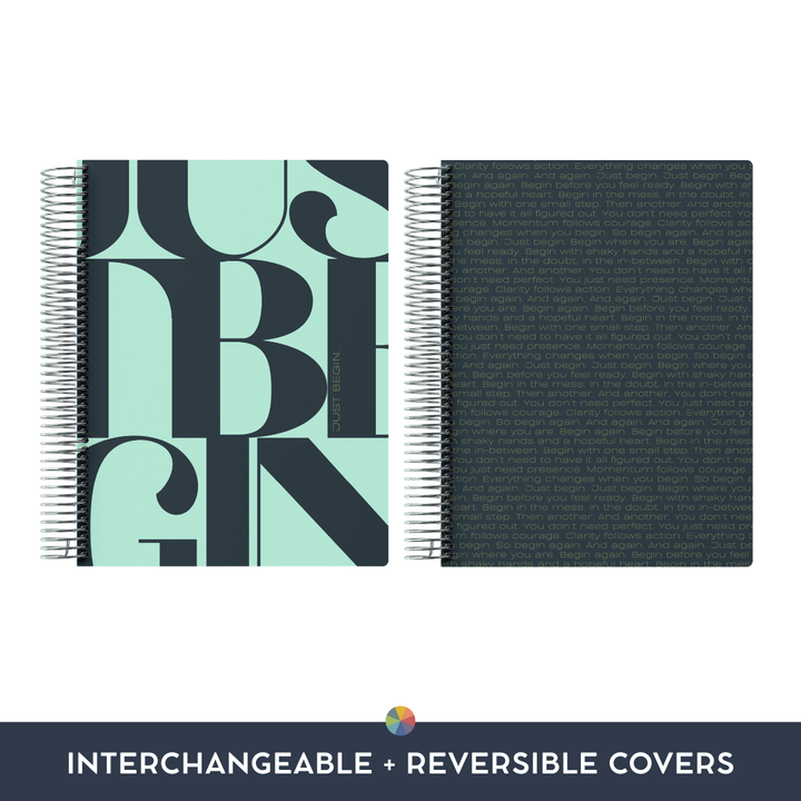 Interchangeable + Reversible Cover: Just Begin (2026)