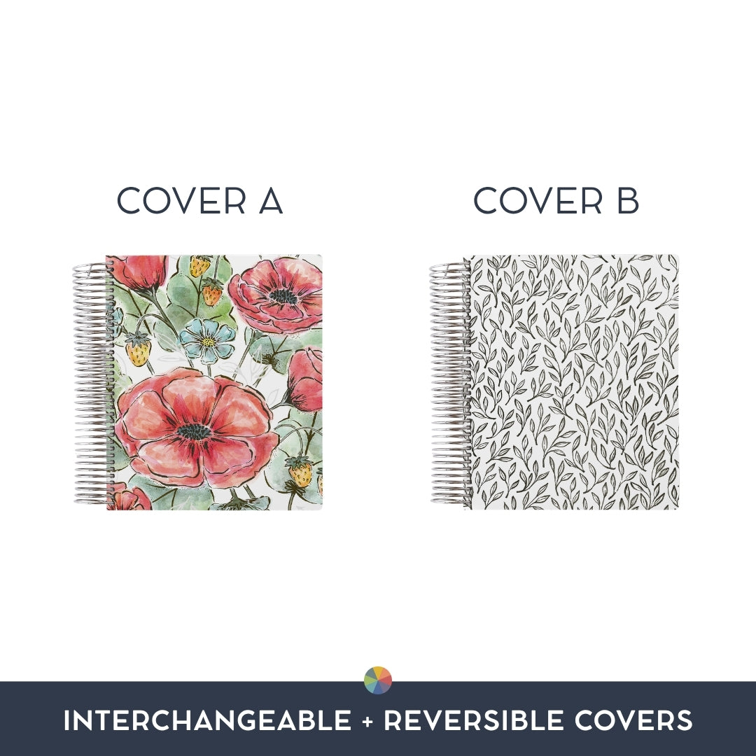 Floral: Interchangeable + Reversible Cover