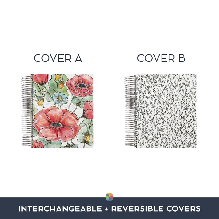 Floral: Interchangeable + Reversible Cover