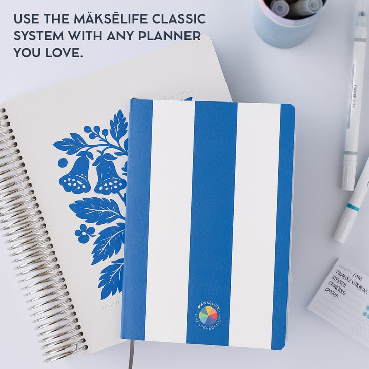 Undated Goal-Setting Notebook Set: A5 Companion Notebooks, Classic Edition