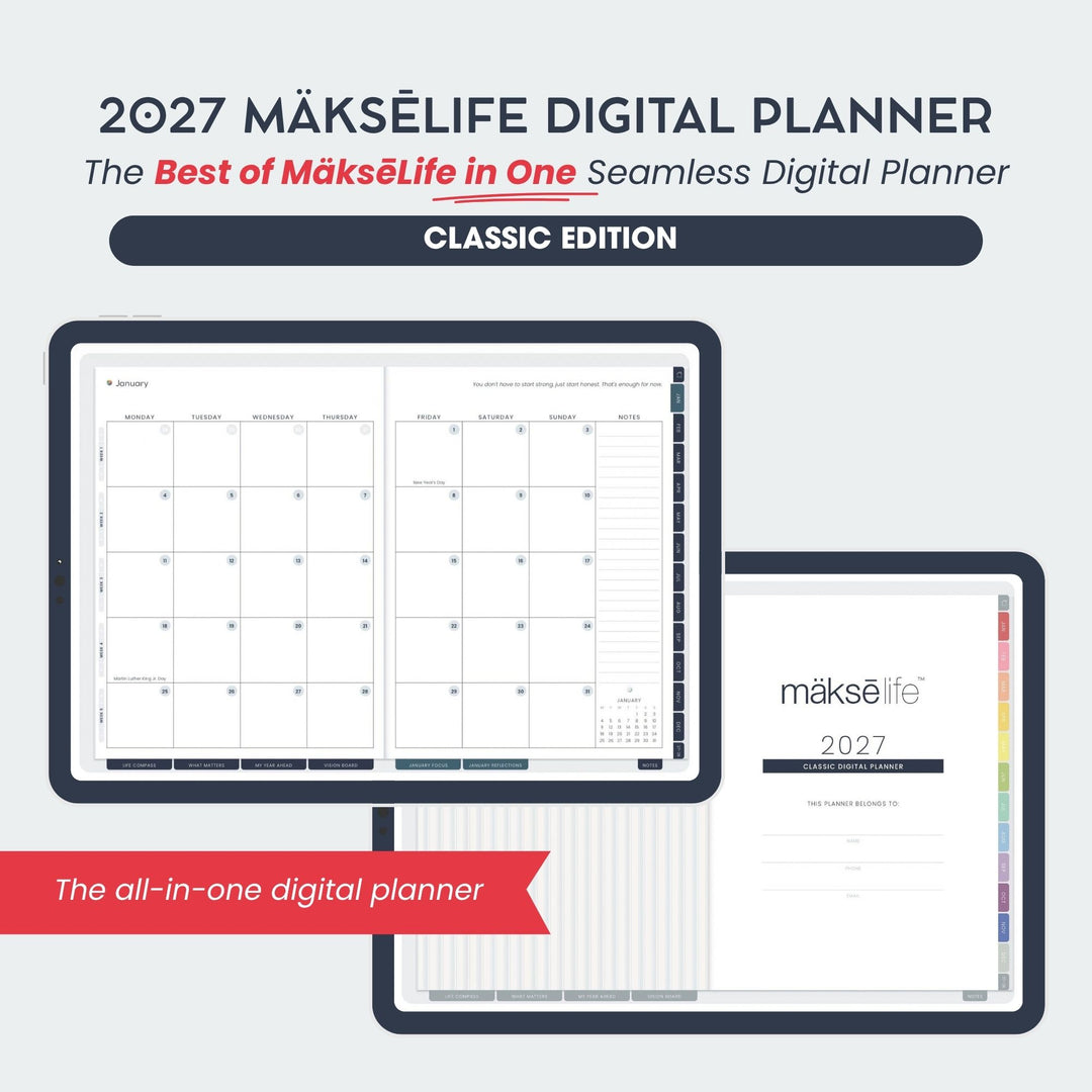 2027 Classic Digital Planner