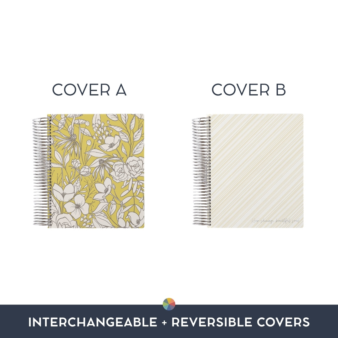 Secret Garden Yellow: Interchangeable + Reversible Cover