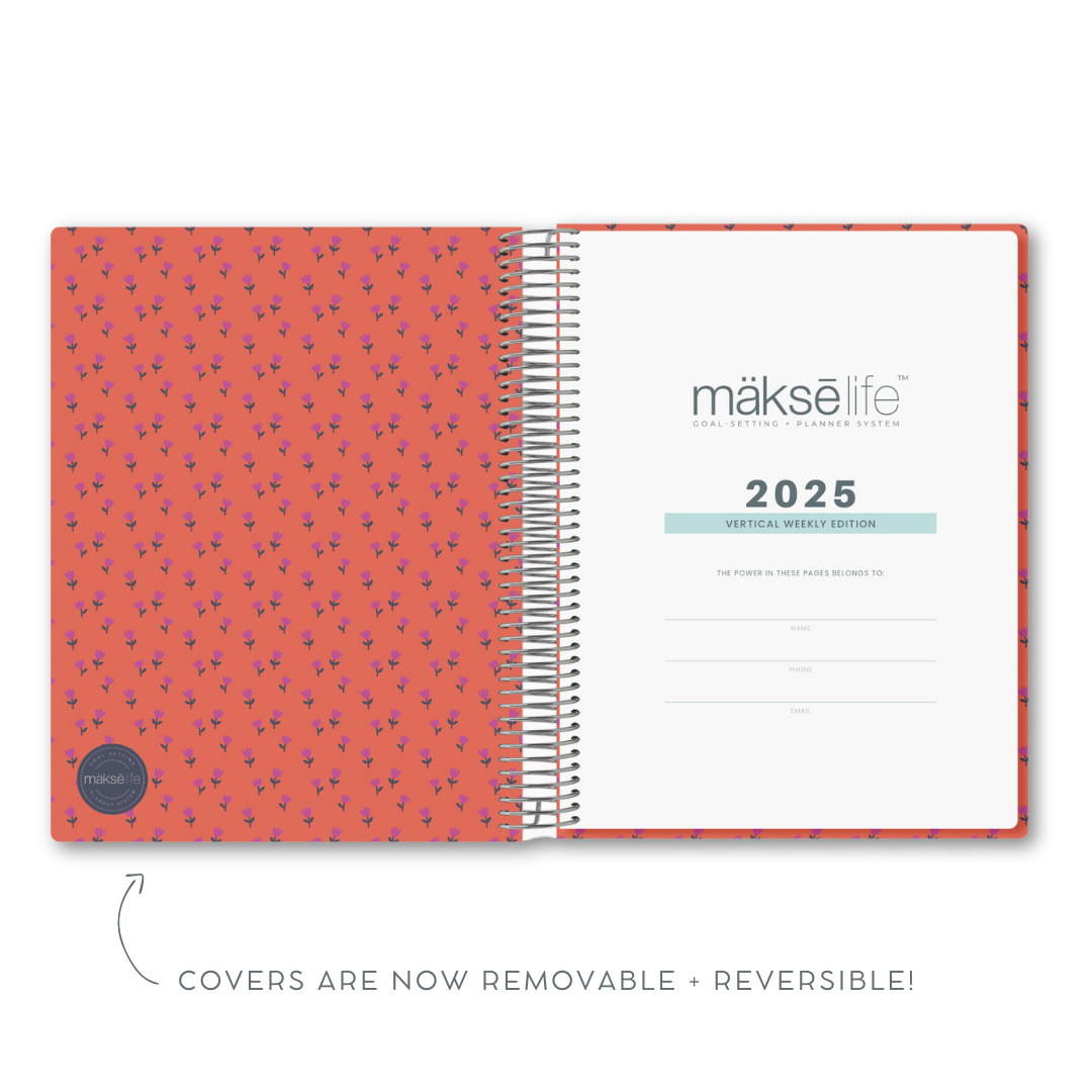 2025 Goal-Setting + Weekly Planner - Wildflower