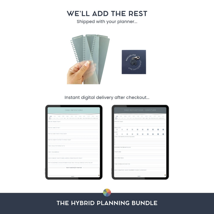 Paper Planning, Digital Journaling Bundle