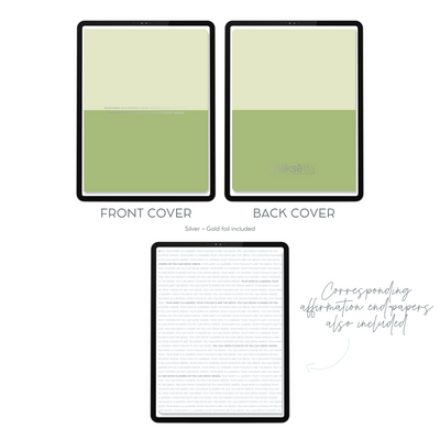 Digital Planner Cover Bundle (2024 Affirmation Covers)