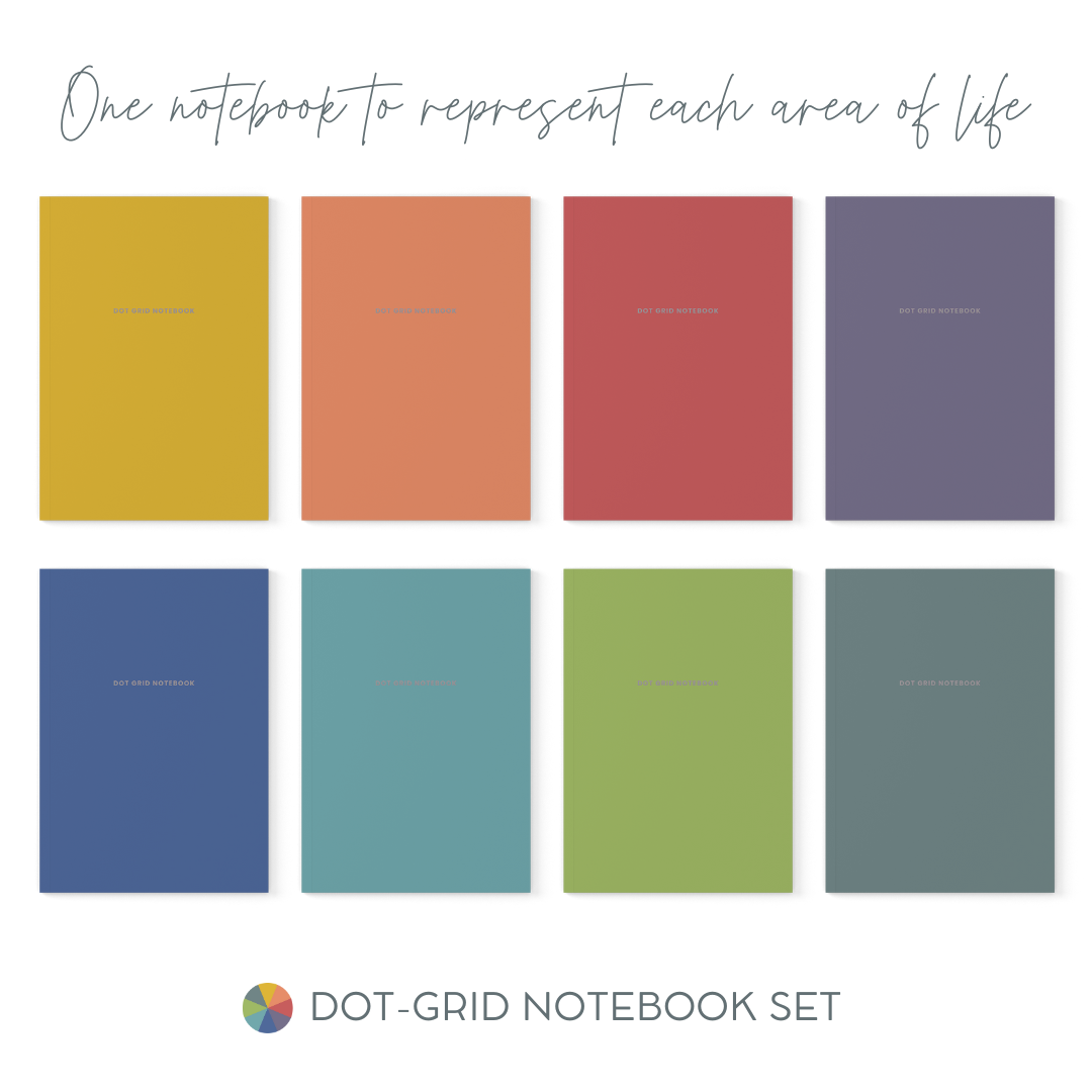 A5 Rainbow Notebook Set