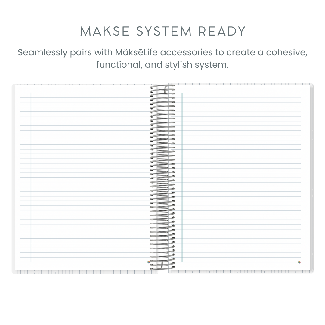 Lined Spiral Notebook