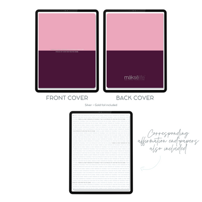 Digital Planner Cover Bundle (2024 Affirmation Covers)